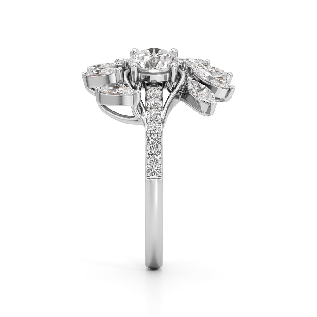 Solara Bloom Diamond Ring