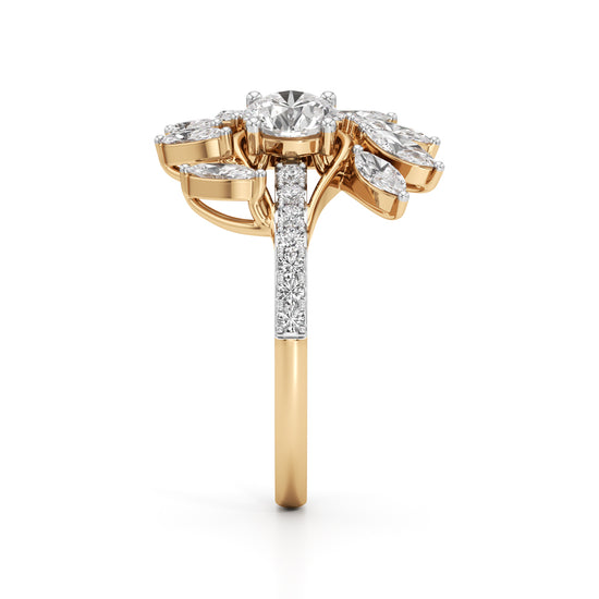 Solara Bloom Diamond Ring