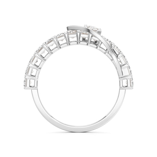 Eterna Curve Baguette Diamond Ring