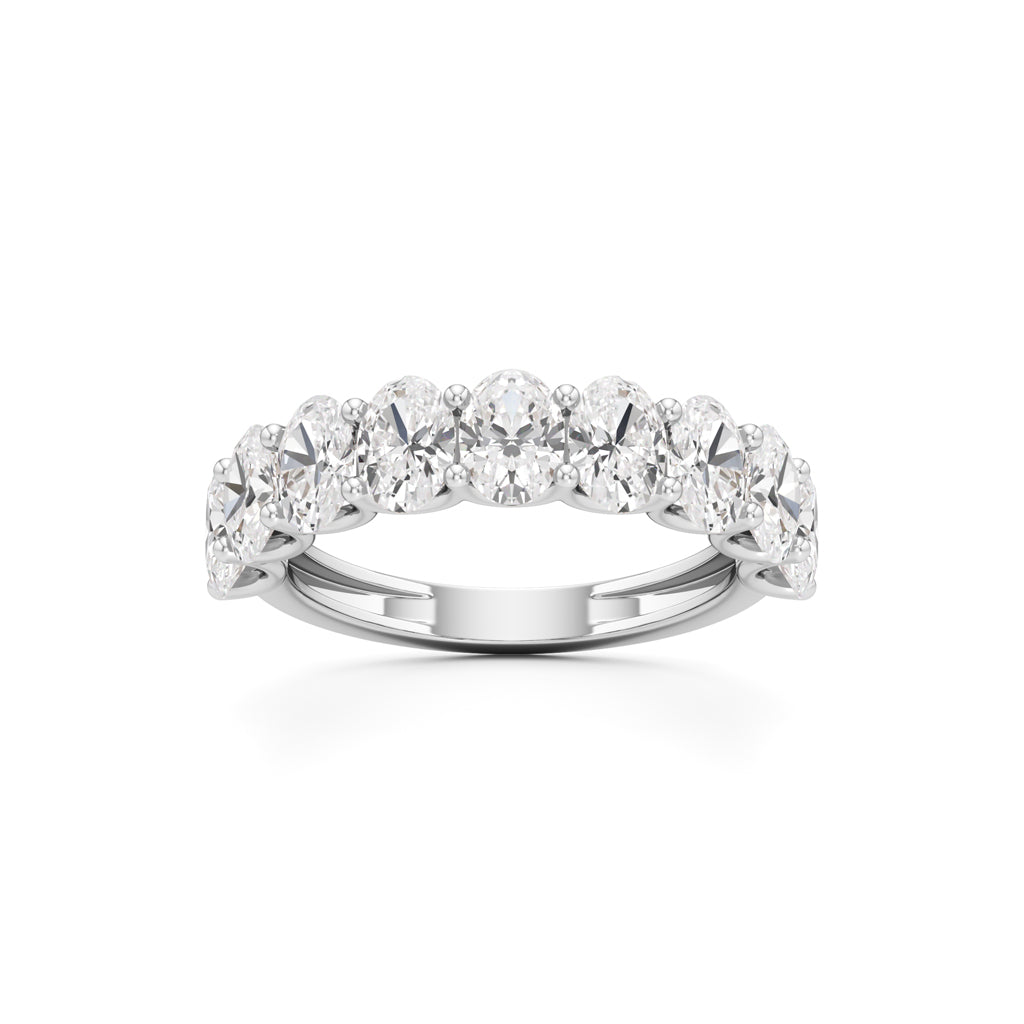 Roselle Nine Oval Diamond Band
