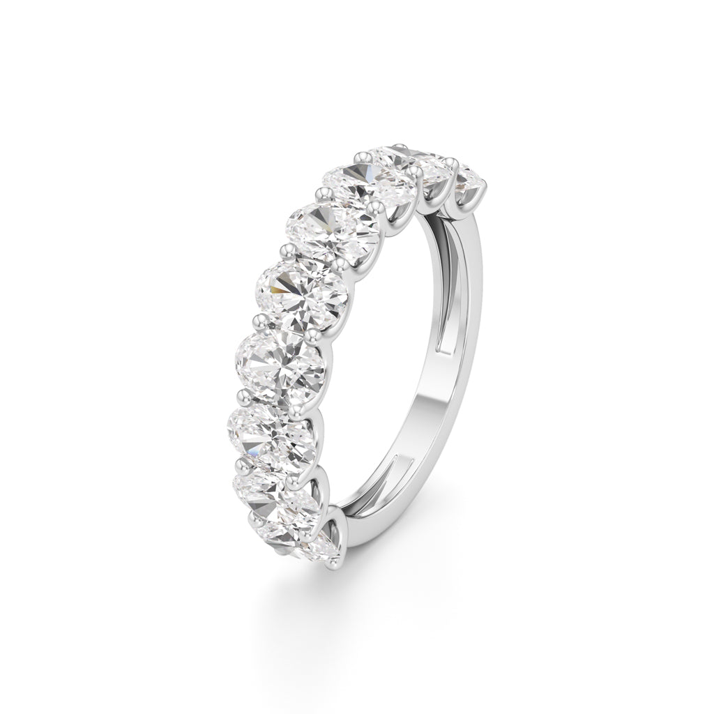 Roselle Nine Oval Diamond Band