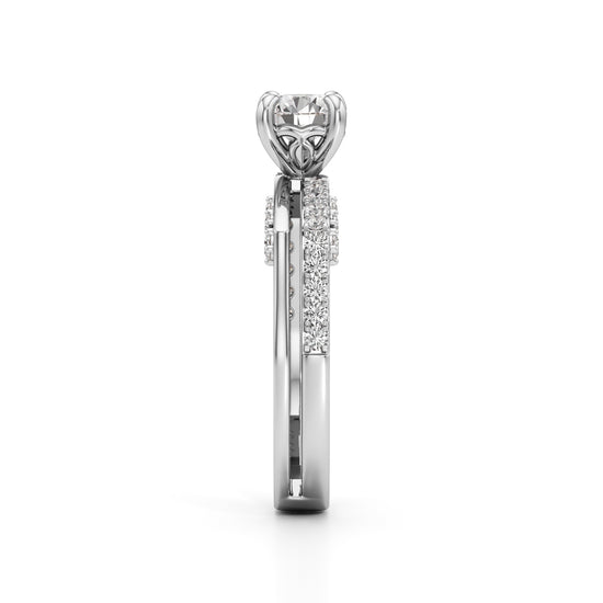 Celestia DualBand Solitaire Ring