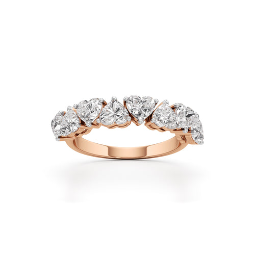 Intertwined Hearts Diamond Ring