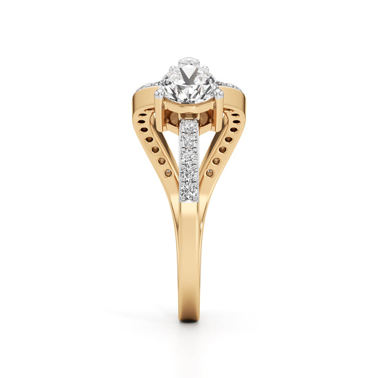 Bow Tie Brilliance Diamond Ring