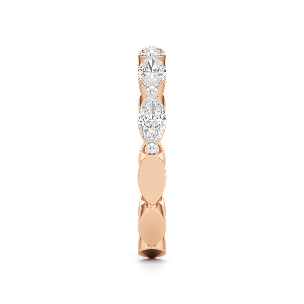 Brilliant Marquise Eternity Band