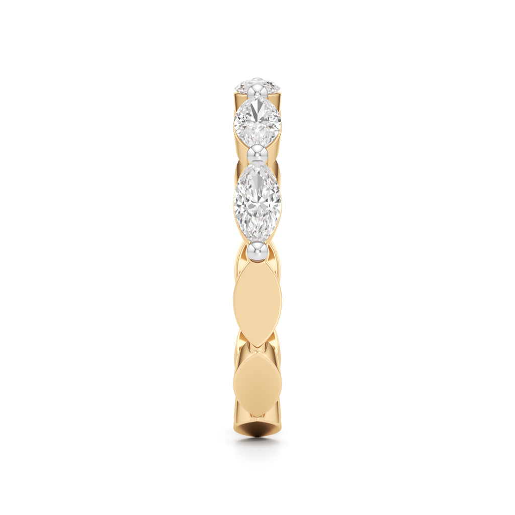 Brilliant Marquise Eternity Band