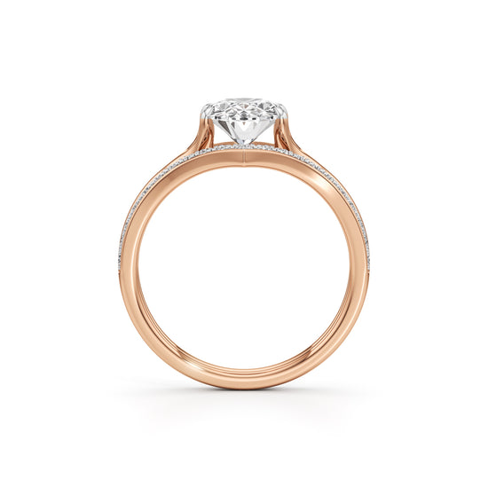 Eternitys Embrace Oval Diamond Set