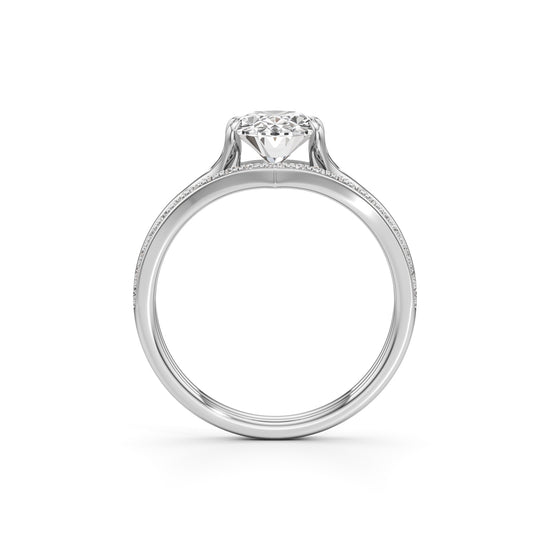Eternitys Embrace Oval Diamond Set