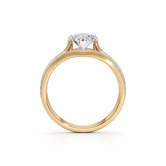 Eternitys Embrace Oval Diamond Set