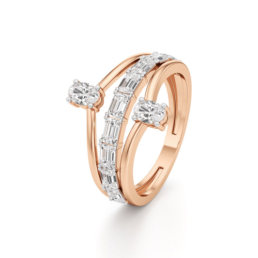 Horizon Radiance Multi-Diamond Ring