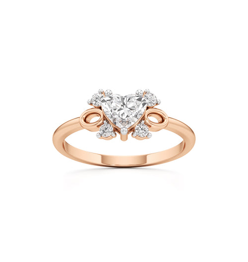 Sweetheart Blossom Diamond Ring
