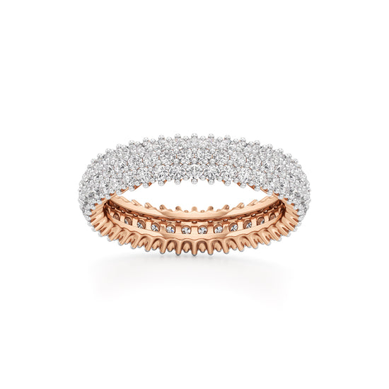 Wide Lumire Diamond Eternity Band