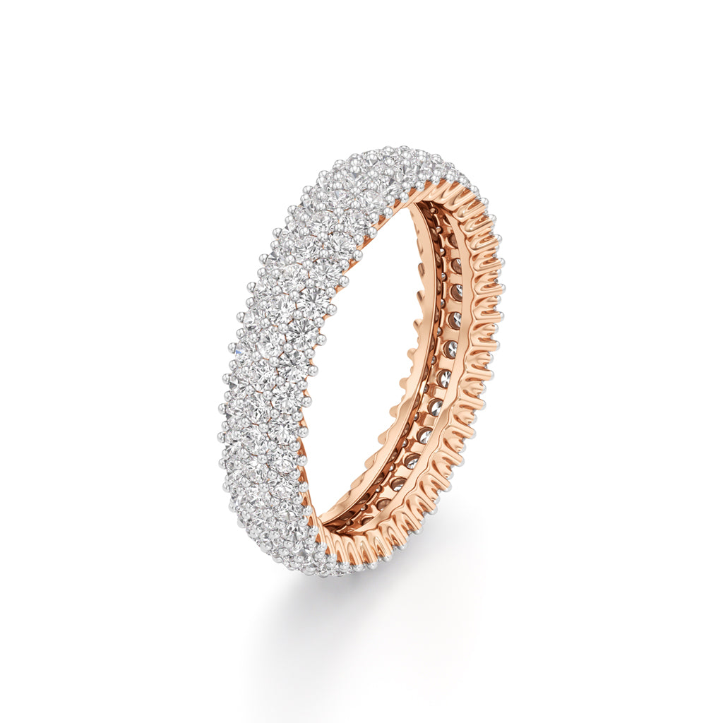 Wide Lumire Diamond Eternity Band