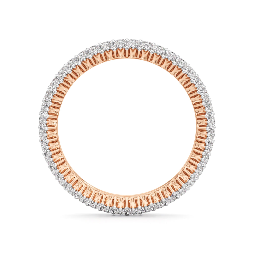 Wide Lumire Diamond Eternity Band