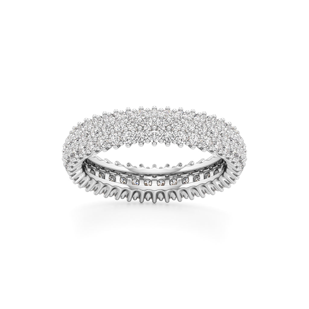 Wide Lumire Diamond Eternity Band