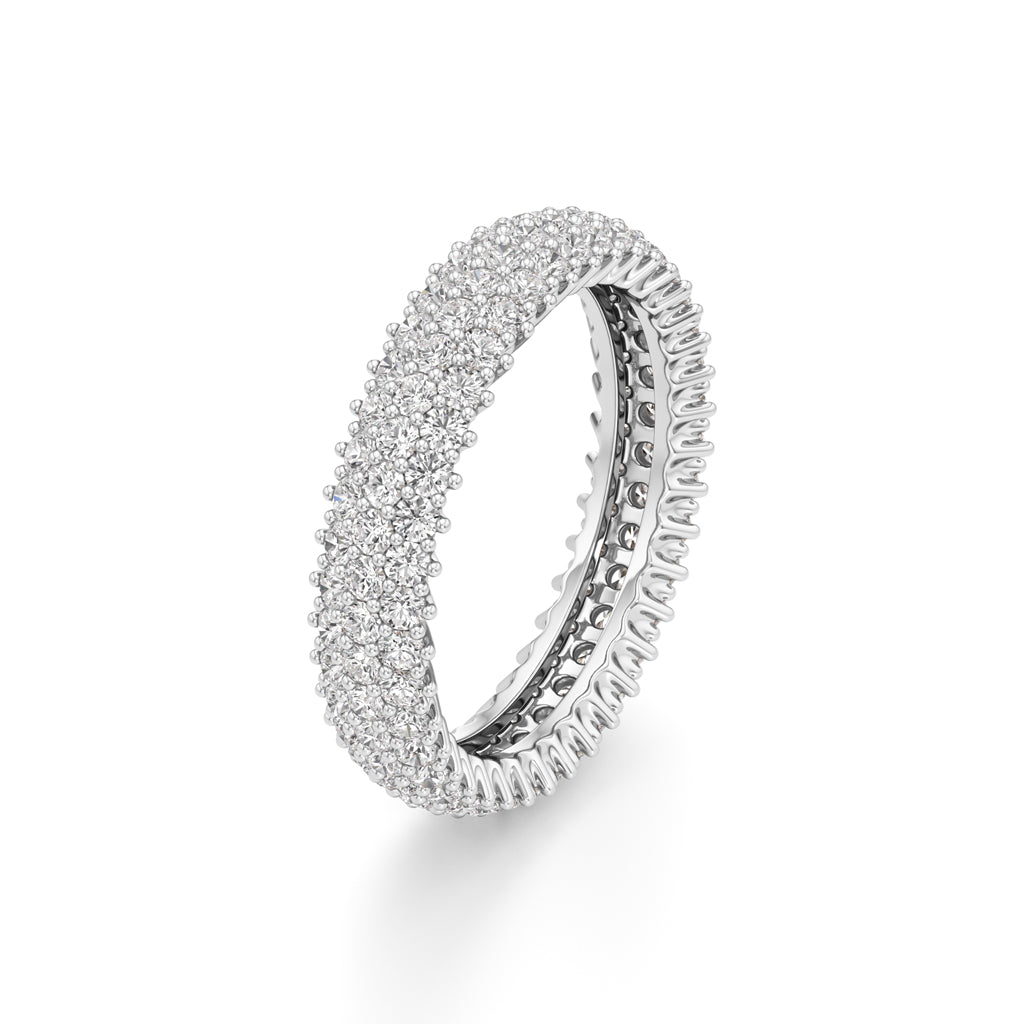 Wide Lumire Diamond Eternity Band