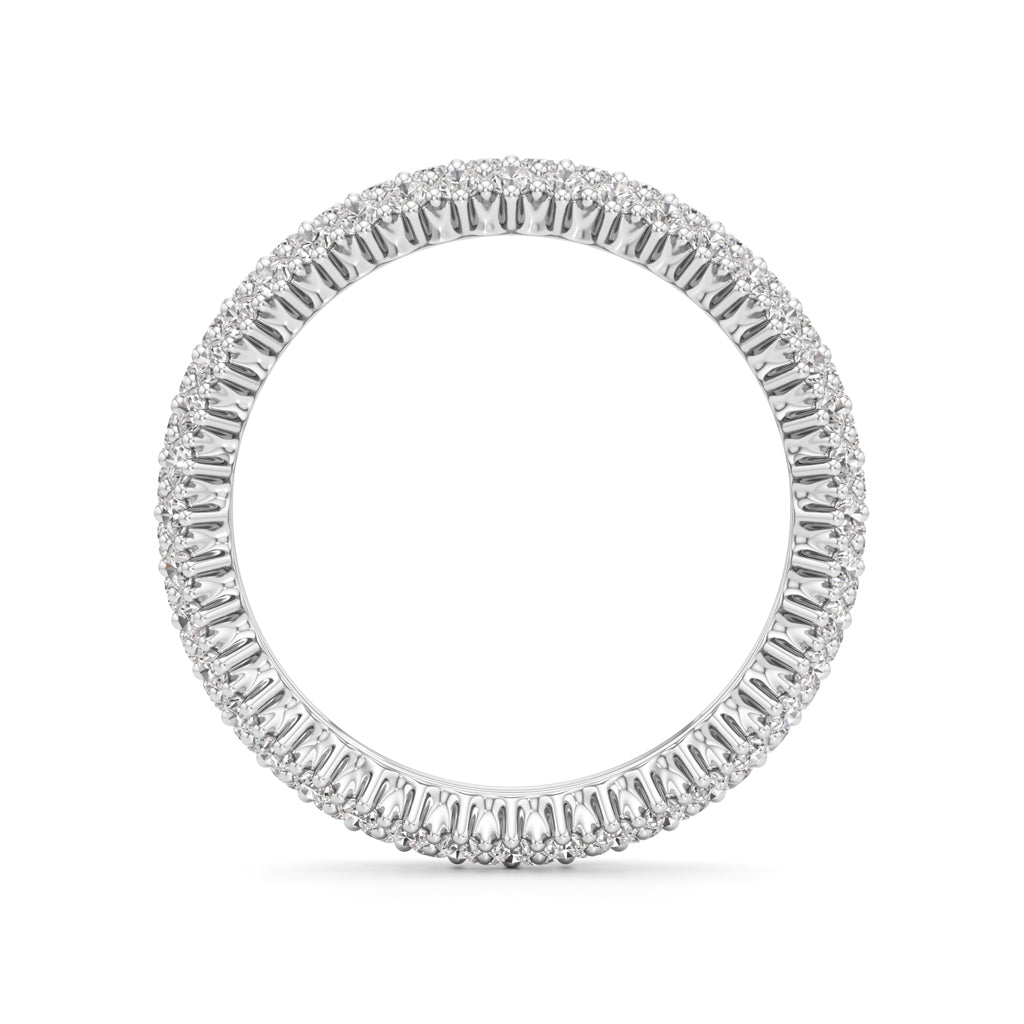 Wide Lumire Diamond Eternity Band