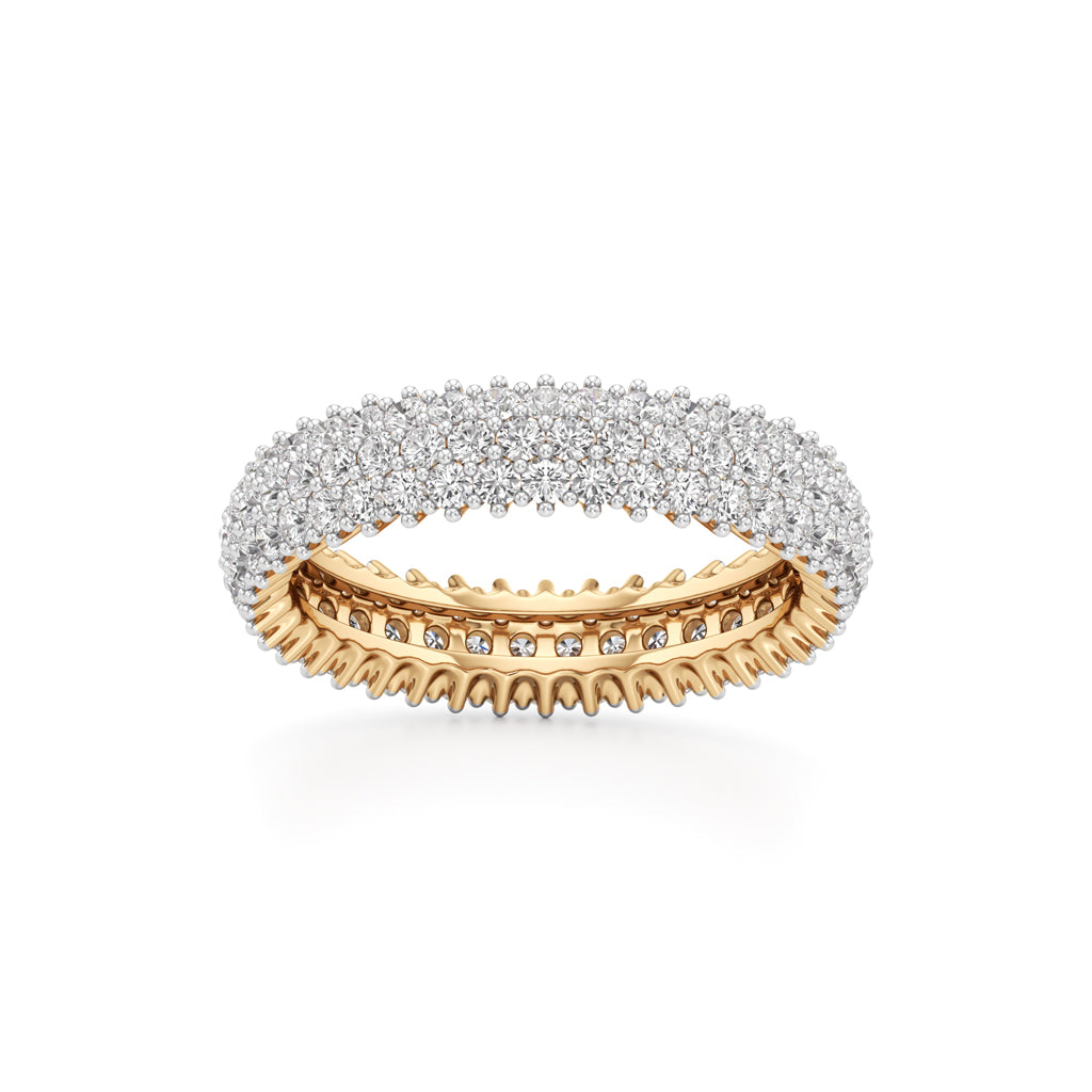 Wide Lumire Diamond Eternity Band
