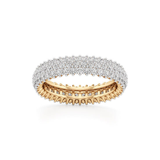 Wide Lumire Diamond Eternity Band