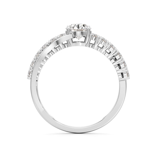 Lighttrace Diamond Cluster Ring