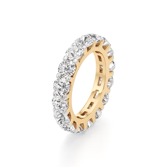 Prong Set Round Diamond Eternity Band