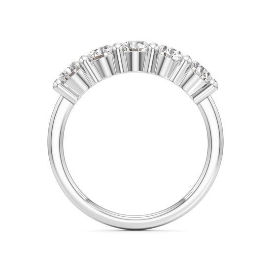 Five Stone Round Diamond Ring