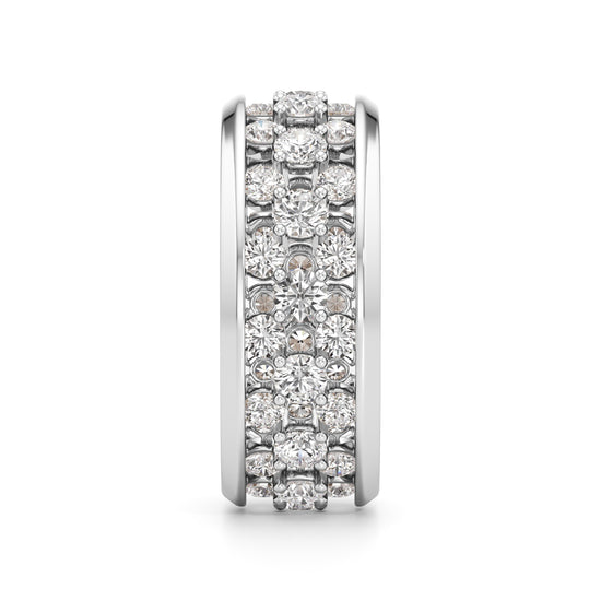 MultiRow Diamond OpenWork Ring