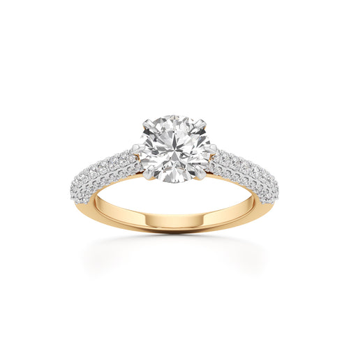 Lustrous Charm Diamond Ring