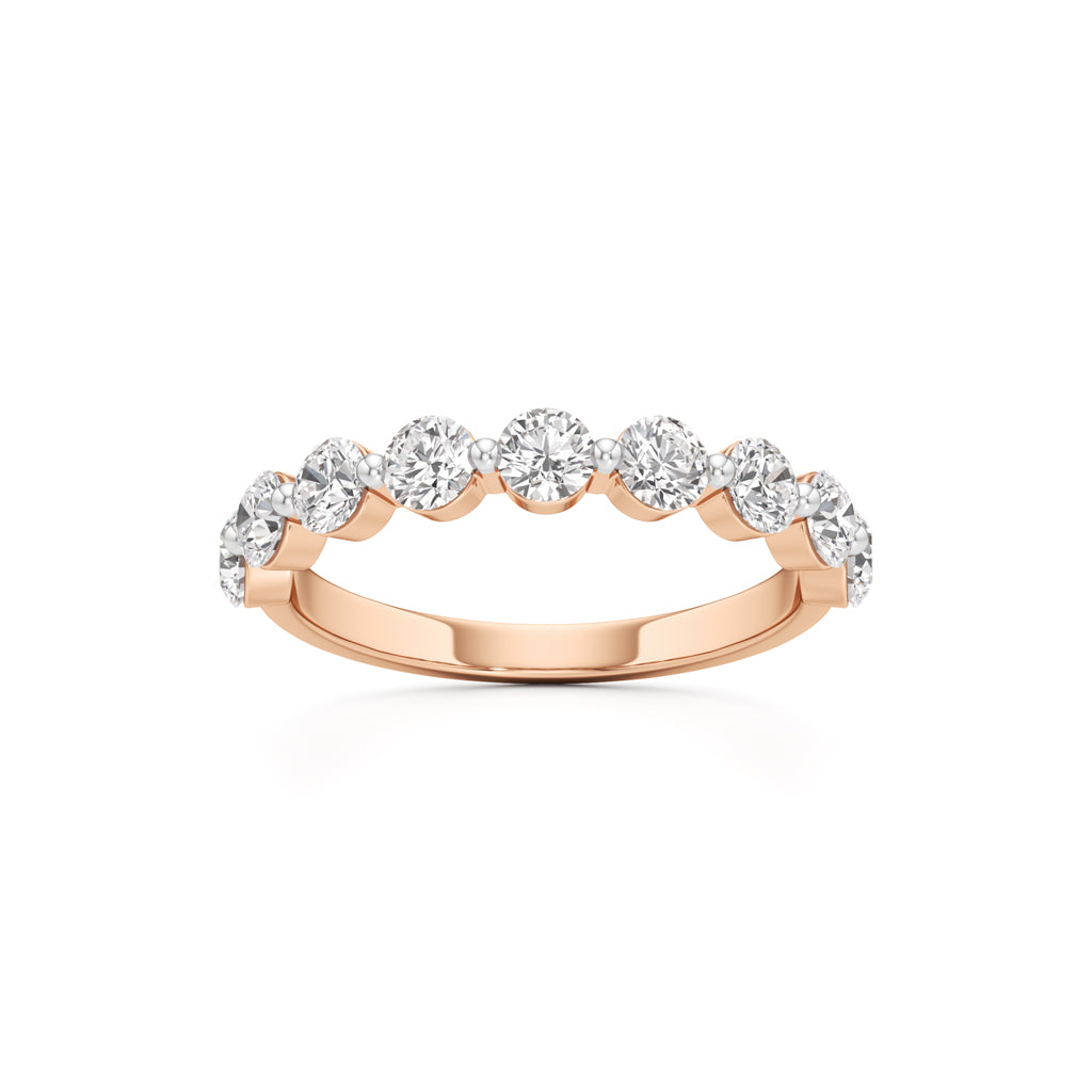 Classic SevenStone Diamond Band