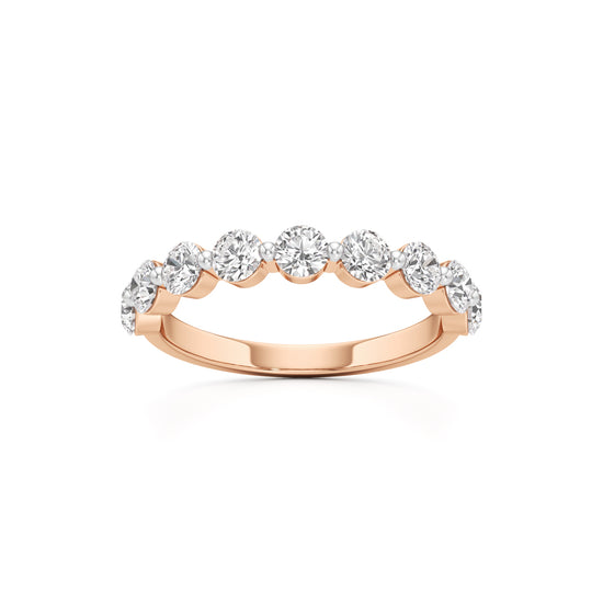 Classic SevenStone Diamond Band