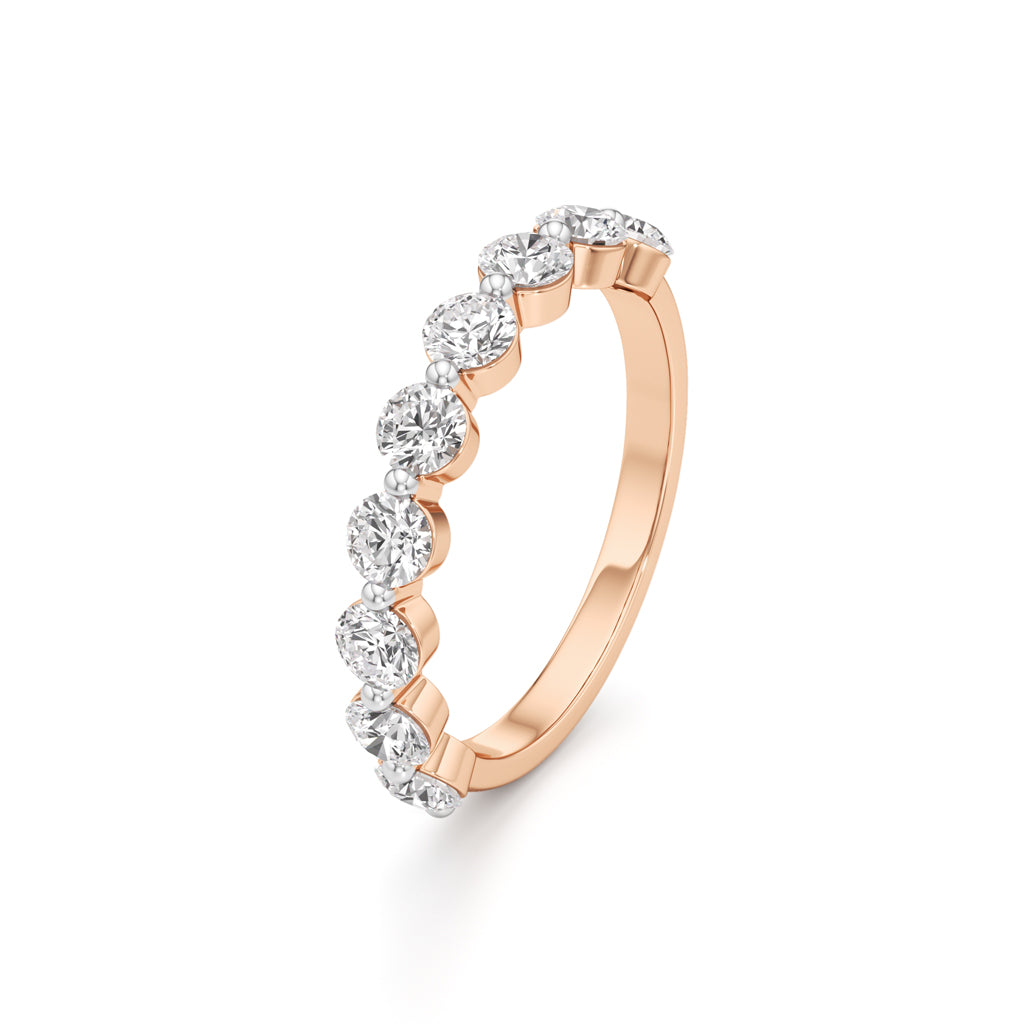Classic SevenStone Diamond Band