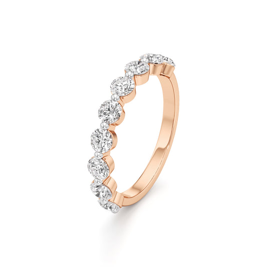 Classic SevenStone Diamond Band