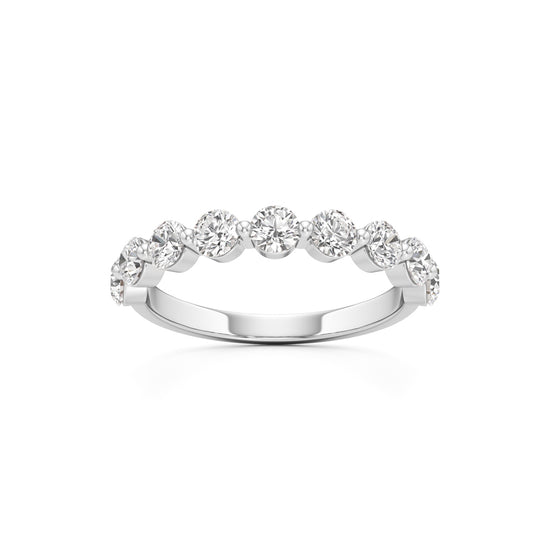 Classic SevenStone Diamond Band