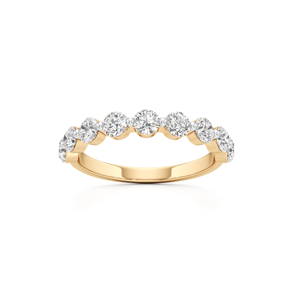 Classic SevenStone Diamond Band