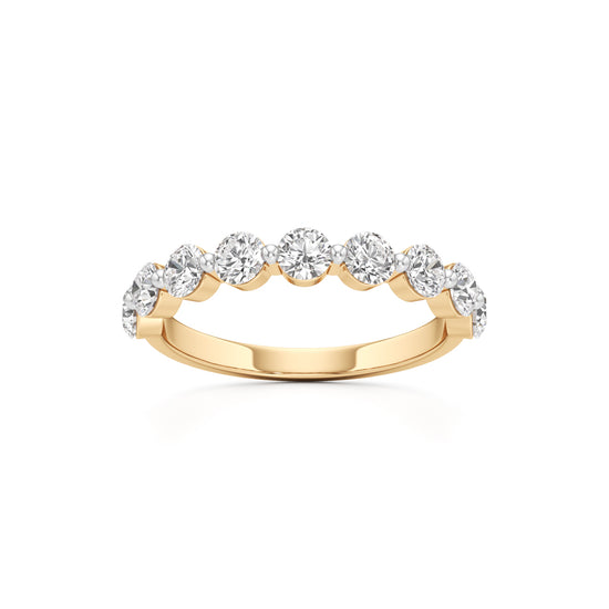 Classic SevenStone Diamond Band