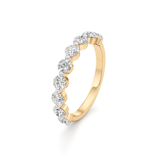 Classic SevenStone Diamond Band