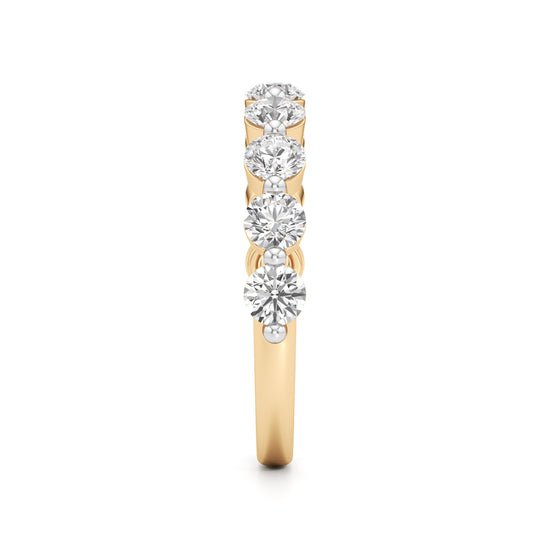 Classic SevenStone Diamond Band