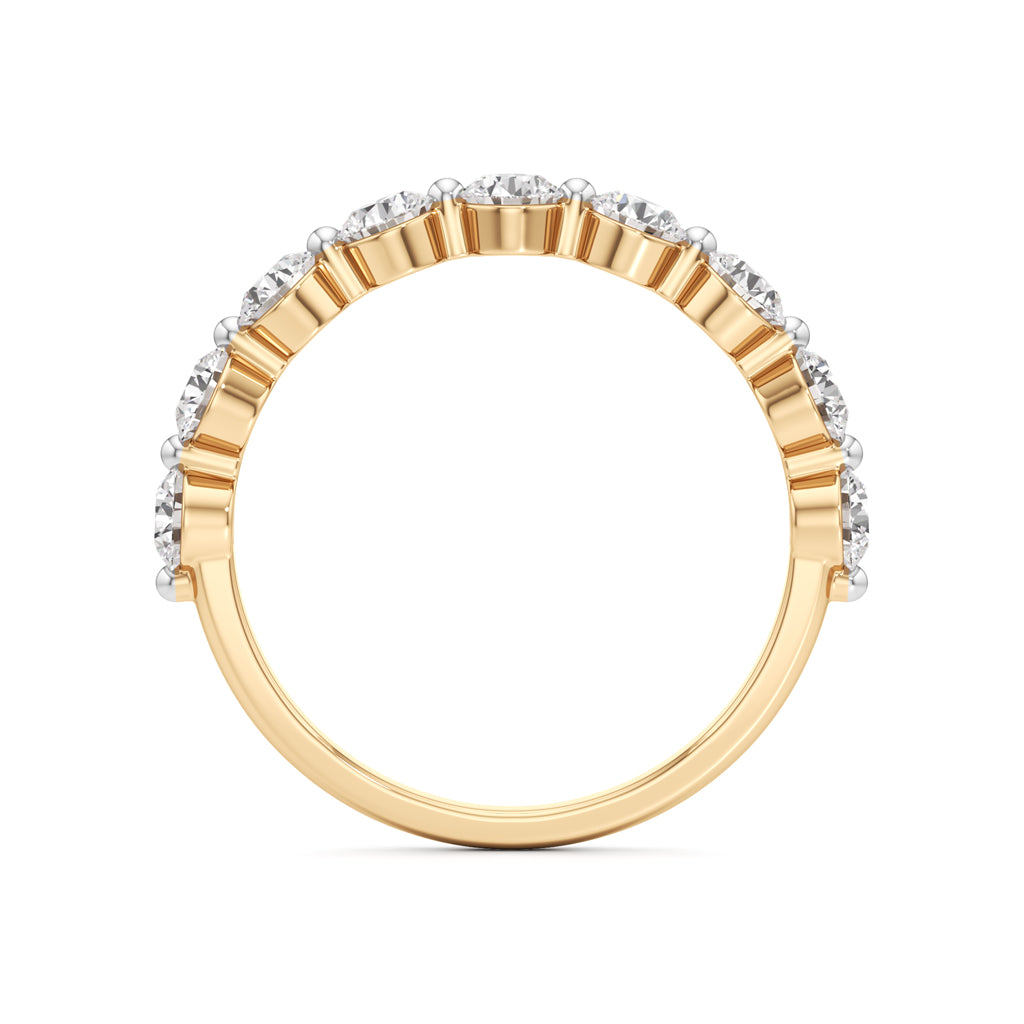 Classic SevenStone Diamond Band