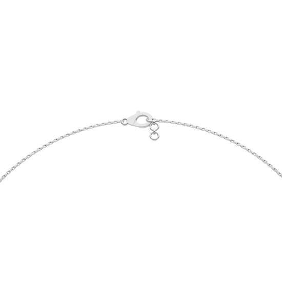 Layered Diamond Necklace with Ring Motif