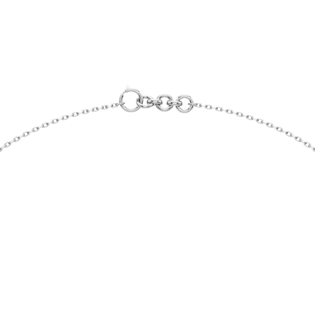 Joviana 1Ct Open Circle Round Cut Casual Pendant