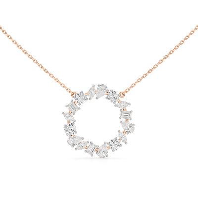 Ravenna 1.75Ct Open Circle Pear Cut Fancy Pendant