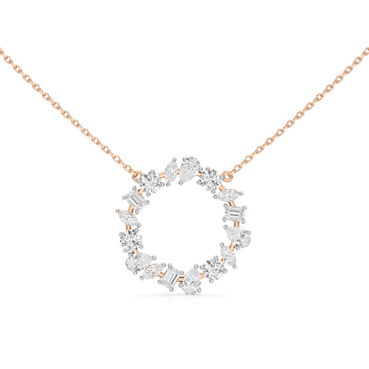Ravenna 1.75Ct Open Circle Pear Cut Fancy Pendant