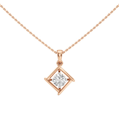 Celestial 1Ct Round Cut Solitaire Pendant