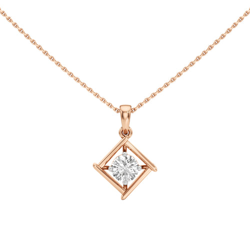 Celestial 1Ct Round Cut Solitaire Pendant