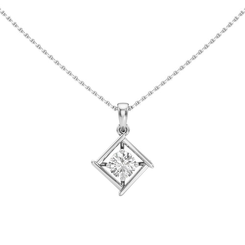 Celestial 1Ct Round Cut Solitaire Pendant