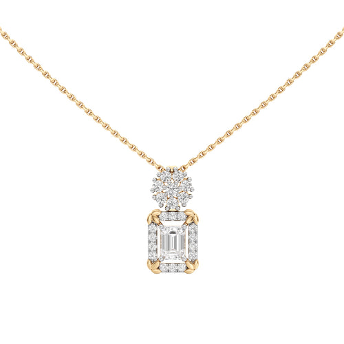 Valencia Halo Style Fancy Pendant