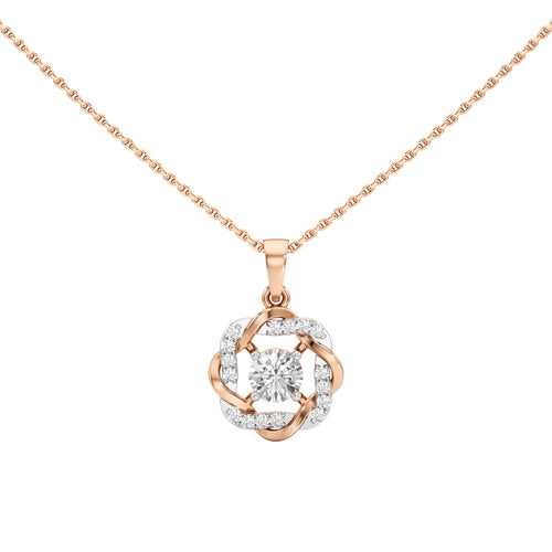 Gianella Braided Round Cut Casual Pendant