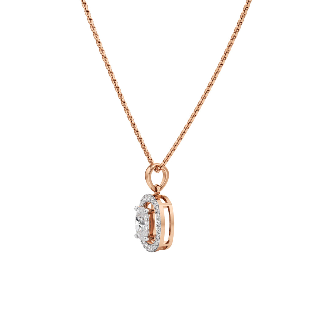 0.25Ct Round Shape Delicate Pendants