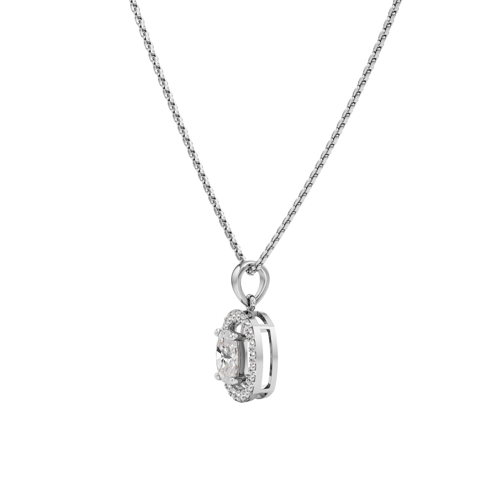 0.25Ct Round Shape Delicate Pendants