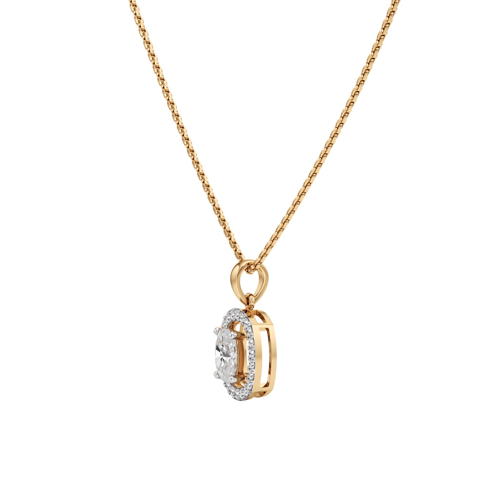 0.25Ct Round Shape Delicate Pendants